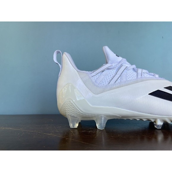 Adidas Adizero White/Black Football Cleats Men\'s Size 12 FY8269 main image 8